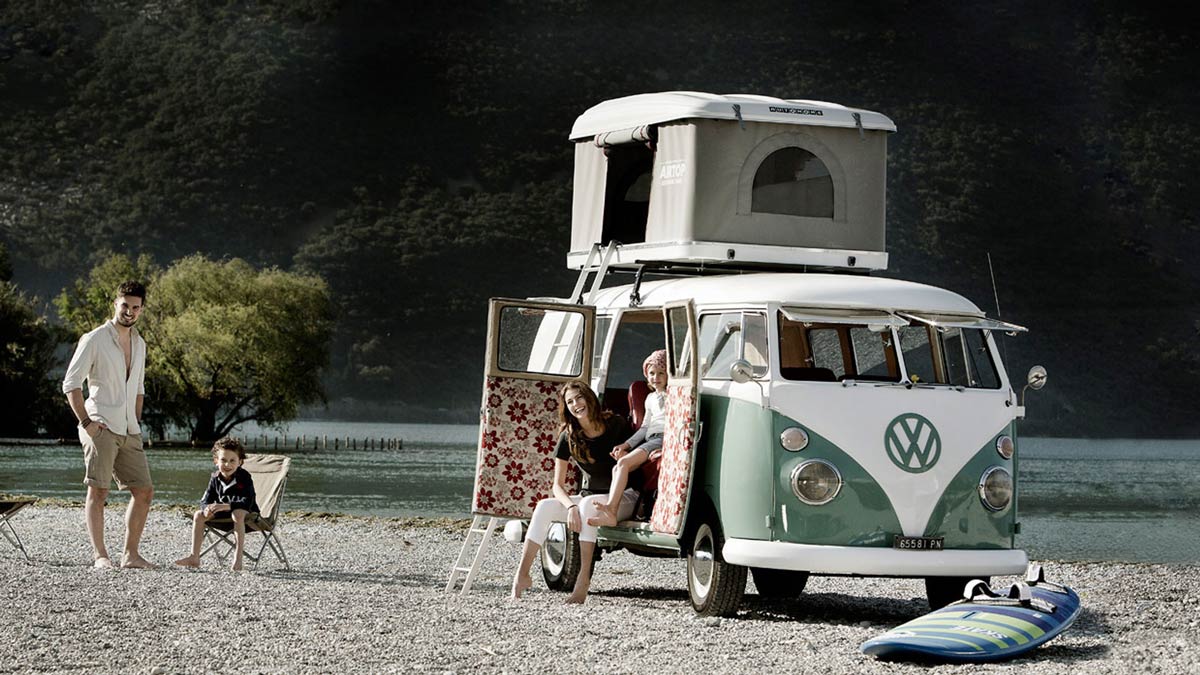 AUTOHOME社製ルーフテント取り付け活用写真例2