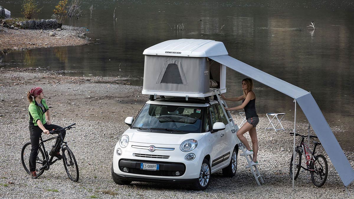 AUTOHOME社製ルーフテント取り付け活用写真例4