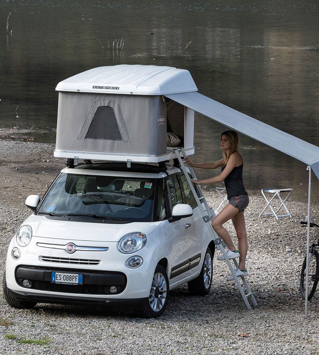 AUTOHOME社製ルーフテント取り付け活用写真例4